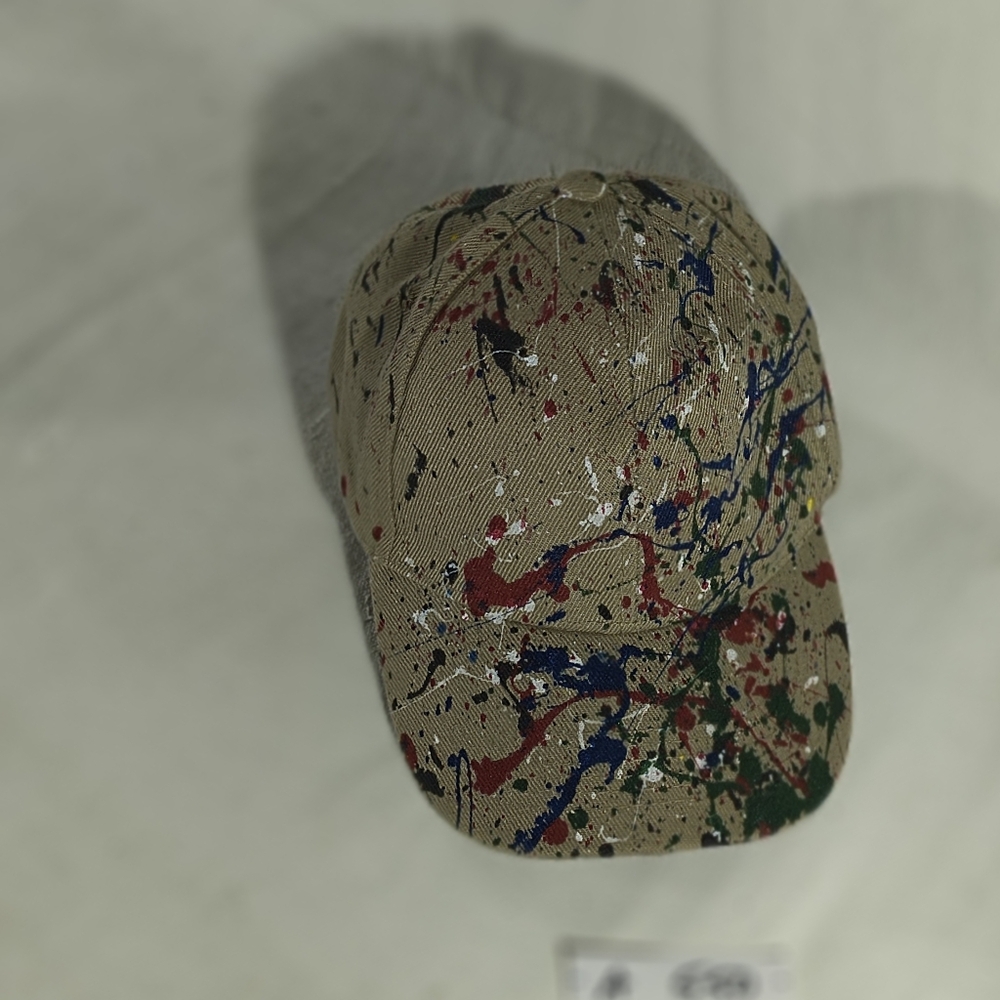 Unisex Adjustable Tan Cap With Street Wear Art By Timothy Designs 550